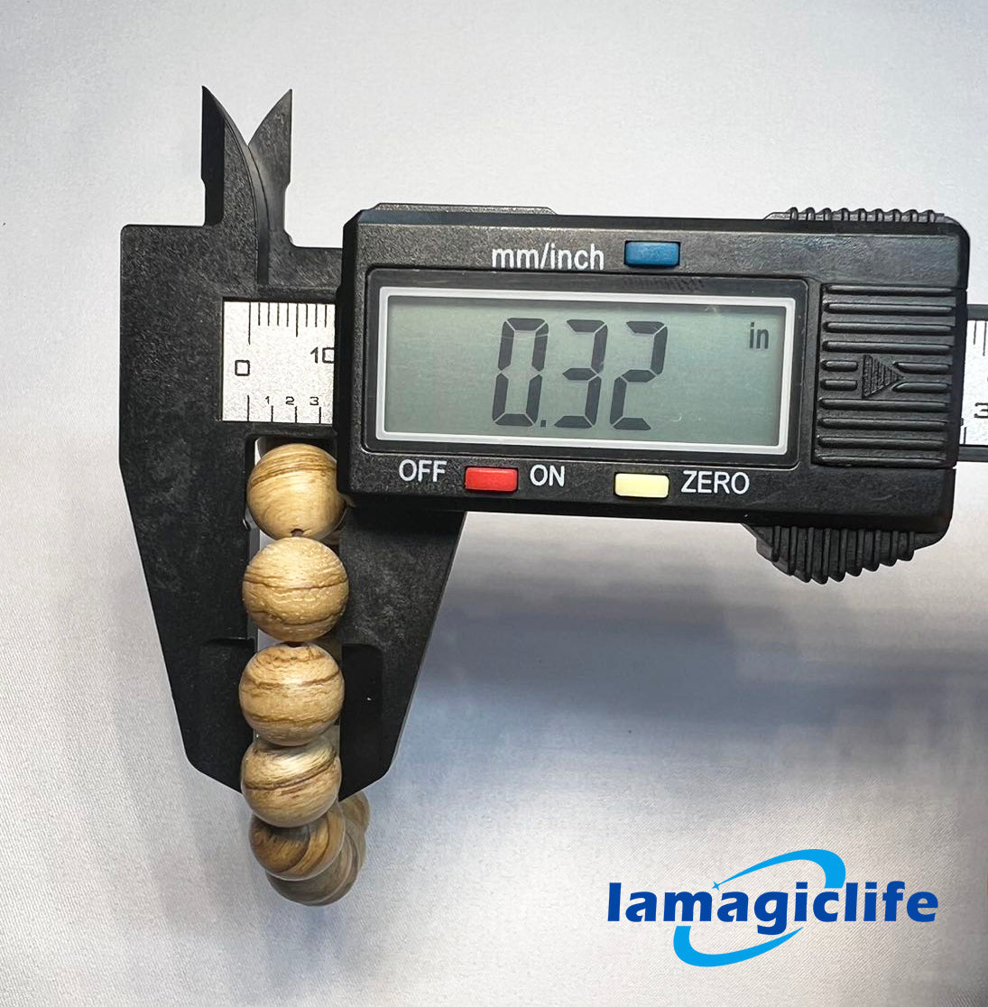 Lamagiclife Artisan Crafted 19-Bead Hainan Agarwood Prayer Bracelet